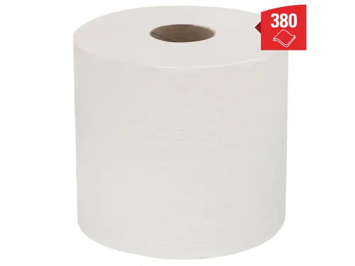 Poetsrol WypAll L20 2-laags 18,3cmx144m 380vel wit 7303