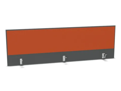 opzetpaneel bureau aanbouw achter MS-donkergrijs BN3012-oranje 1800mm
