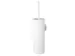 Set WC brosse et pot métal blanc 332140
