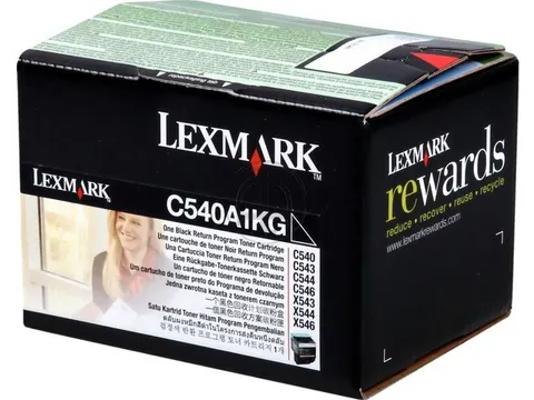Toner C540A1KG LExmark C540 Noir