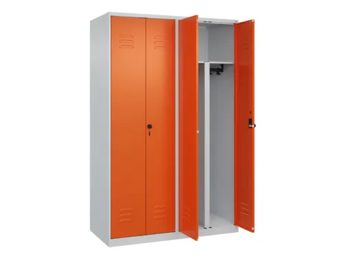 PBM-locker,HxBxD 1850x1200x500mm,4vak,vak B 300mm,draaigrendel