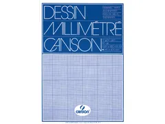 Millimeterblok Canson A3 blauw