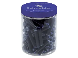 Inktpatroon Schneider Blauw pot 100stuks - 1