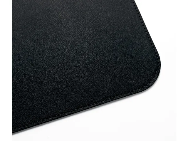 Sous-main Sigel enroulable 800x300x2mm noir-noir simili cuir
