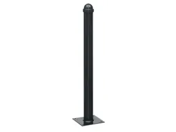 Trottoirpaal 900mmØ76mm Met Halve Kogel-kap Met Bodemplaat