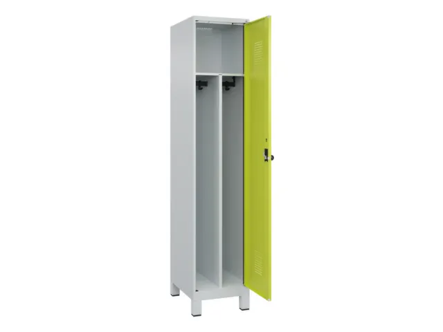 locker voor scheiding van kleding,HxBxD 1950x400x500mm,1vak