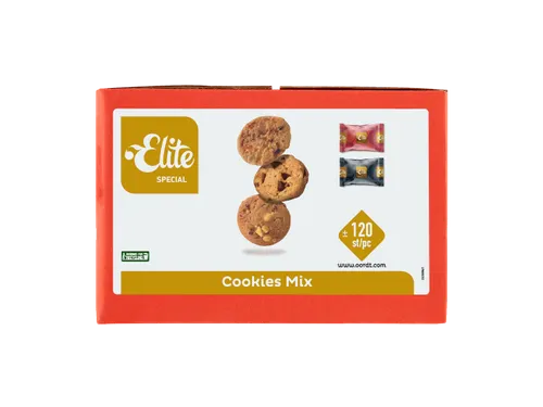Koekjes Elite cookies mix 120 stuks