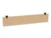 paneel voor knieën,v. in hgte. verst. bureau,B 1800mm,NE-esdoorn