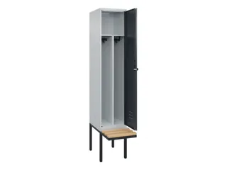 locker voor scheiding van kleding,HxBxD 2120x400x815mm,1vak - 2
