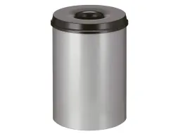 Vlamdovende Papierbak 30 Liter Grijs-Zwart