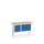 werkbank,HxBxD 830-930x1500x600mm,multiplexblad,uitrusting: 6lades