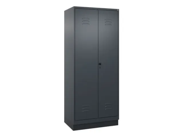 PBM-locker,HxBxD 1950x800x500mm,2vak,vak B 400mm,draaigrendel