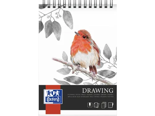 Tekenblok Oxford Drawing A4 50 vel 160 gram spiraal