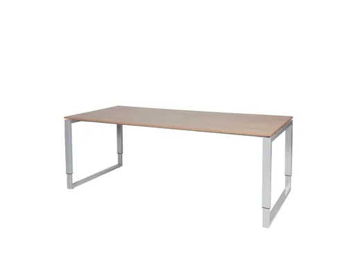 Domino Plus Bureau Hoogte Verstelbaar 2000x900mm Hav/Kers 25mm Alu