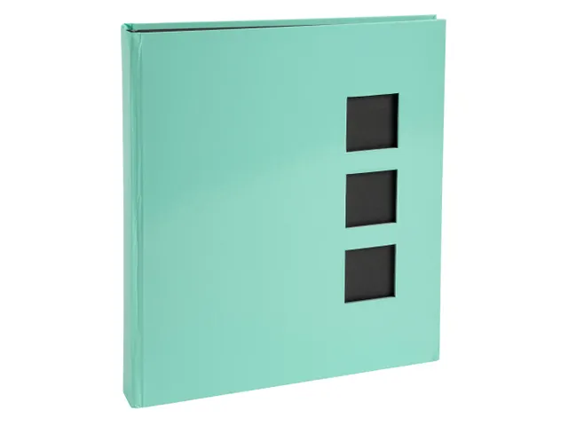 Fotoalbum 60p zwrt 2 9x32cm AQUAREL groen