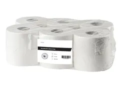 Toiletpapier Mini jumborollen cellulose 2-laags Wit FSC
