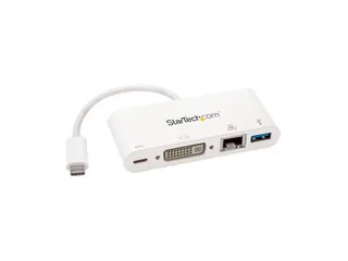 Usb-C Multiport Adapter Voor Laptops Dvi Gbe Usb 3.0 - 3
