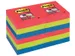 Memoblok Post-it 622-SSJP Super Sticky 47.6x47.6mm Bora Bora Assorti