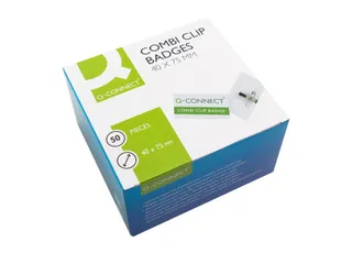 Badge Met Combiklem 40x75mm Doos 50 Stuks - 3