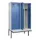 PBM-locker met bank,HxBxD 2120x1200x815mm,4vak,vak B 300mm