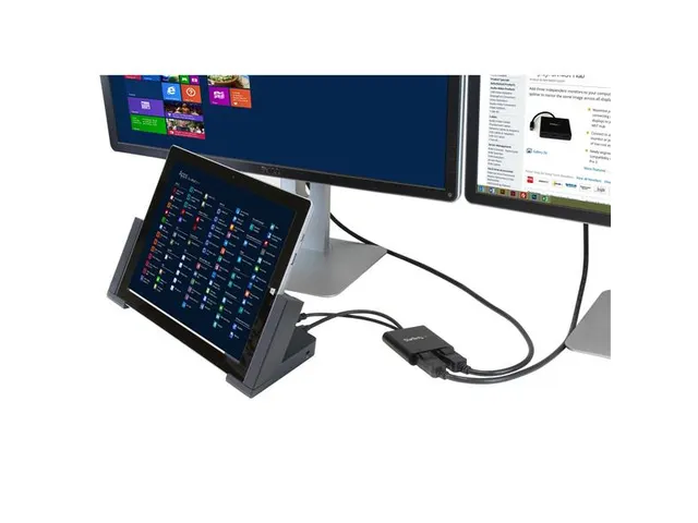 Mini Displayport Naar Displayport Multi-monitor Splitter 2-Poorts Hub