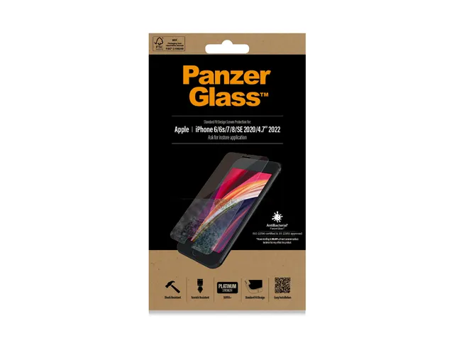 PanzerGlass Screen Protector iPhone 8 | 7 | 6s | 6 | SE (2020/2022)