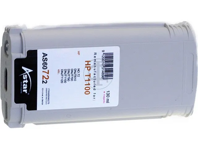 AS60722 ASTAR HP 72 DNJ Inkt magenta rebuilt Blister 130ml