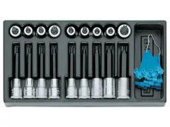 1500 ES-ITX 19 LKP Set schroevendraaierbits 1/2 inch in 1/3 ES-module