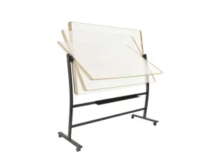 Whiteboard Rocada Natural 129x100cm wit mobiel 2-zijdig - 6