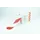 Afzetlint 70mm 500 Meter LDPE 30MU Rood/Wit