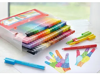 Kleurstiften Faber-Castell Connector assorti cadeauset à 80 stuks - 3