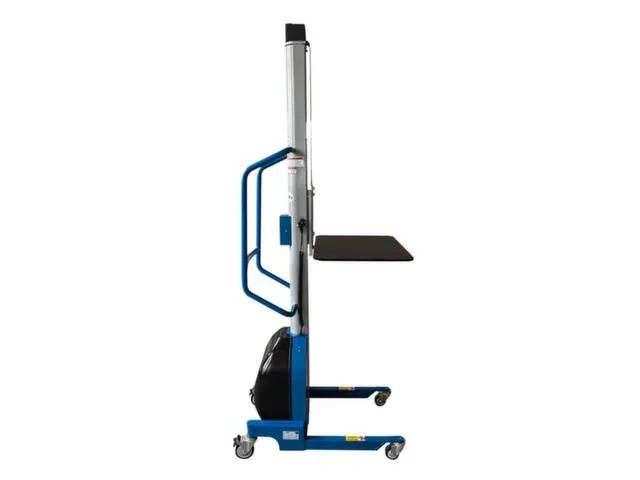 élévateur électrique,force 200kg,plateforme Lxl 600x470mm,4 roul.