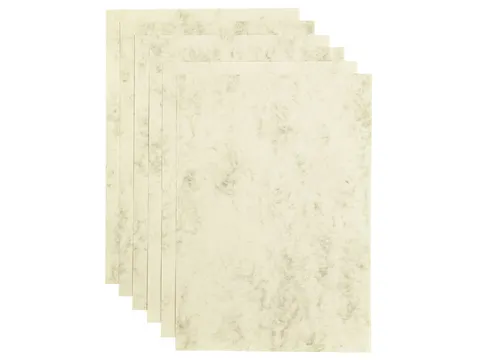 Kopieerpapier Papicolor A4 90gr 12 vel marble ivoor