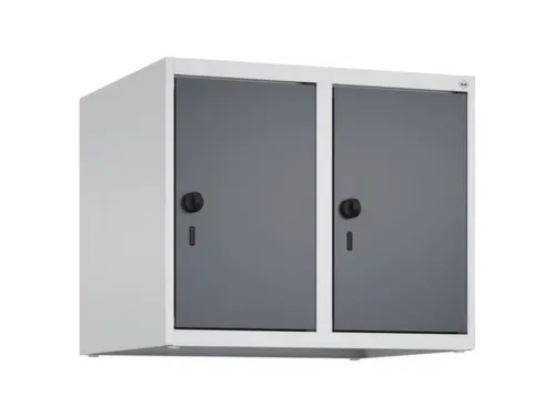 opzetkast,v. locker,2vak.,vak B 300mm,HxBxD 500x600x500mm,vleugeldeur