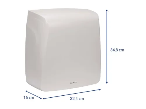 Handdoekdispenser doekjes gevouwen MAULcare Wit