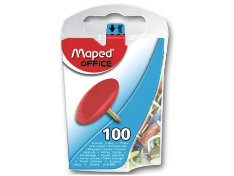 Punaises Maped kleur 100stuks
