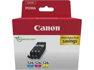 inktcartridge CLI-526 3 x 9 ml 4540B019 3 kleuren - 2