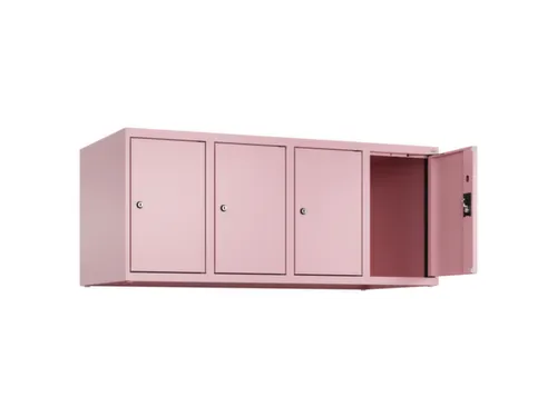 opzetkast,v. locker,4vak.,vak B 300mm,HxBxD 500x1200x500mm