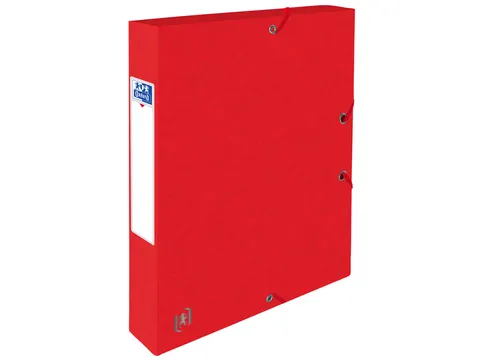 Elastobox Oxford Top File+ A4 40mm rood