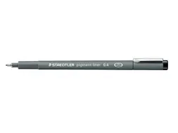 Fineliner Staedtler Pigment 308 zwart 0.4mm
