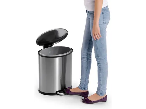 Fraaie Pedaalemmer Ellipse Step Bin 20 Liter Mat Rvs