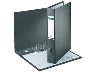 Ordner Leitz 1072 A3 77mm staand karton gewolkt zwart - 2