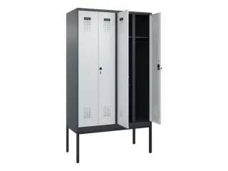 locker voor scheiding van kleding,HxBxD 2120x1200x500mm,4vak - 1