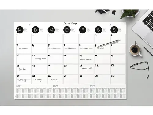 Designonderlegger Sigel muur- kalender/onderlegger 27/28/29 59,5x41cm