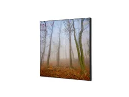 Wanddecoratie Textiel Set 40x40cm Herfst Mist