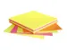 Bloc mémos 75x75mm Brillant Assorti 100 feuillets