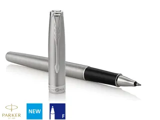 Rollerpen Parker Sonnet Stainless Steel CT Finish Fijn - 2