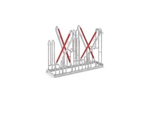 fietsbeugel,L 1080mm,2x2instelplaatsen,gebruik beide zijden - 1