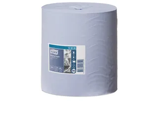 Tork 128208 M2 Wiping Poetspapier Advanced 1-laags Blauw 320m - 2