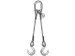 Élingue Multibrins 4Brins Cmu 0-45° 3 2T Ø Câble 12Mm Longueur Uti